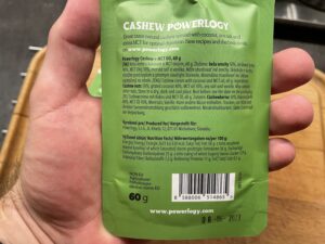 Recenze Powerlogy Cashew Cream - složení bez kompromisů 