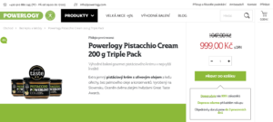 Recenze Powerlogy Pistáciový krém - triple pack výhodné balení