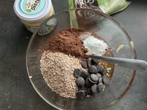 Suroviny na Recept na Brownies s arašídovým máslem